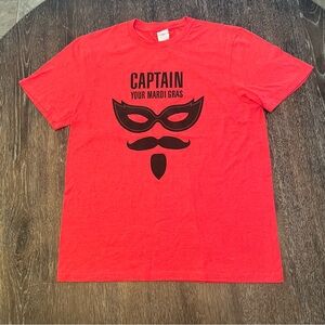 Captain Morgan CAPTAIN YOUR MARDI GRAS T-Shirt Size M